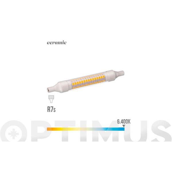 LAMPARA  LINEAL LED 360&ordm; R7S 78 MM 5,5 W LUZ FRIA