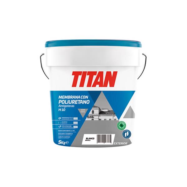 PINTURA IMPERMEABILIZANTE CON POLIURETANO H10 5 KG BLANCO