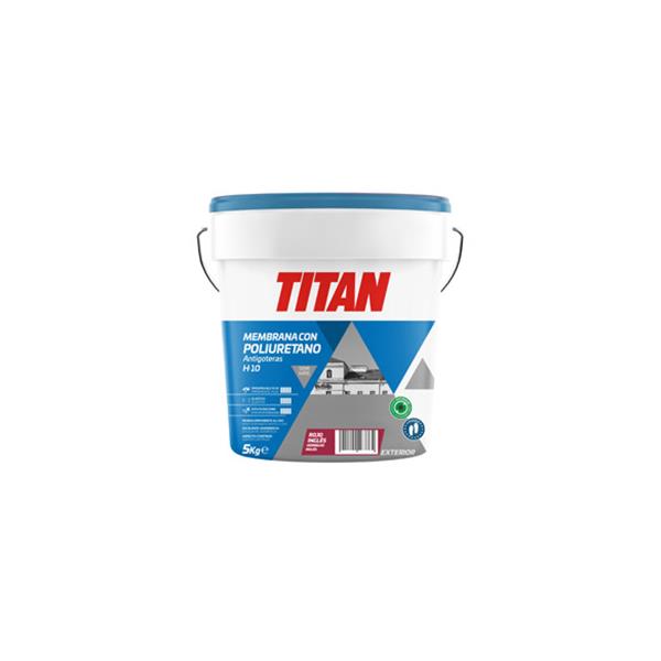 PINTURA IMPERMEABILIZANTE CON POLIURETANO H10  5 KG ROJO INGLES