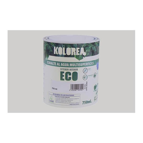 ESMALTE AL AGUA ECO SATINADO  750 ML GRIS NIEBLA