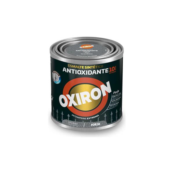 ESMALTE ANTIOXIDANTE OXIRON FORJA 250 ML GRIS ACERO