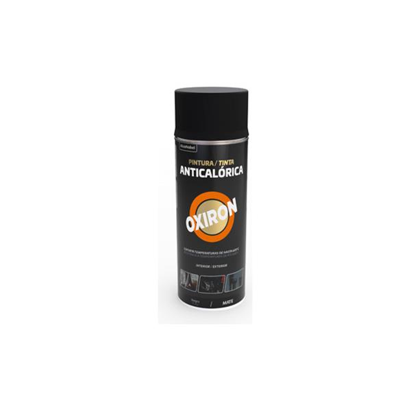 PINTURA ANTICALORICA SPRAY OXIRON 400 ML NEGRO