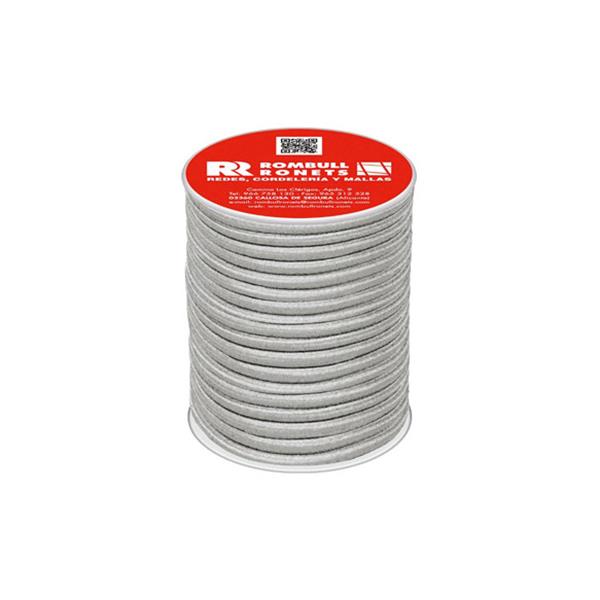 CUERDA ELASTICA POLIESTER/LATEX BLANCA &Oslash; 6 MM  15 MT