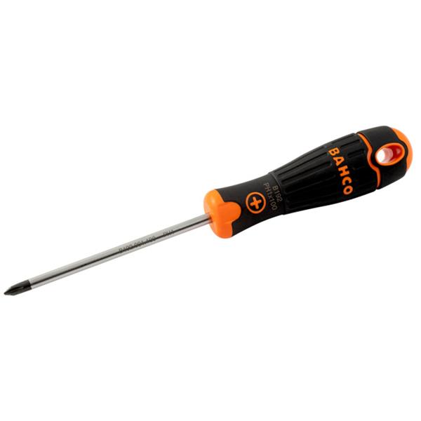 BAHCO DESTORNILLADOR PARA PHILLIPS BAHCOFIT CON AGARRE DE GOMA, PH4 X 200 MM