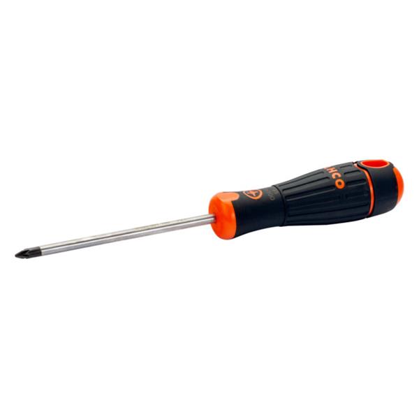 BAHCO DESTORNILLADOR PARA POZIDRIV BAHCOFIT CON AGARRE DE GOMA, PZ2 X 125 MM