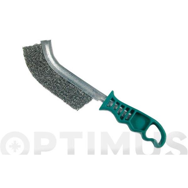 CEPILLO MANUAL UNIVERSAL MANGO VERDE PUAS DE ACERO INOXIDABLE