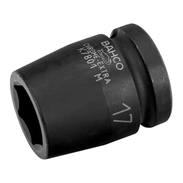 BAHCO VASO DE IMPACTO CON CUADRADILLO DE 1/2" CON PERFIL HEXAGONAL DE 32 MM