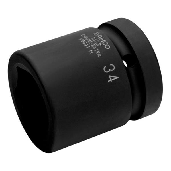 BAHCO VASO DE IMPACTO CON CUADRADILLO DE 1" CON PERFIL HEXAGONAL DE 41 MM