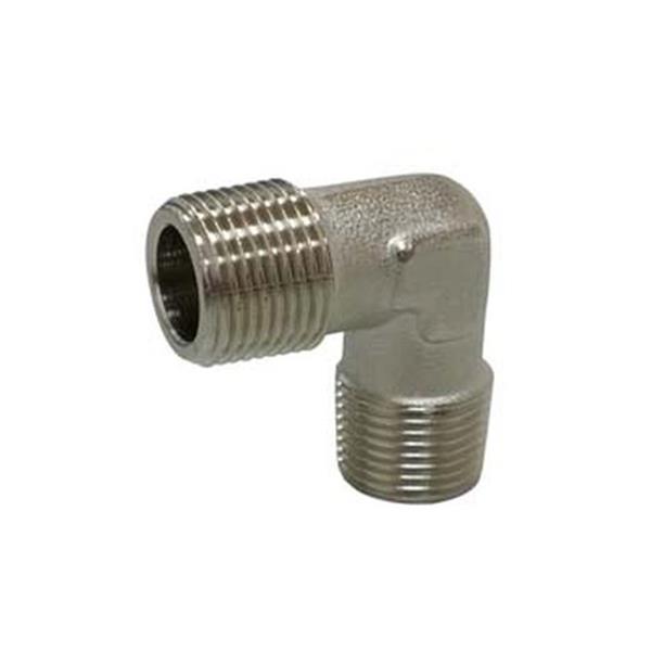 NEUMATICA RACOR LATON NIQUEL CODO M.-M. (03) 3/8"
