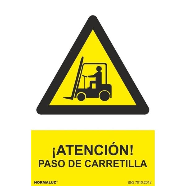 SE&Ntilde;AL 21X30 ATENCION PASO DE CARRETILLA