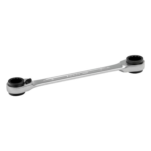BAHCO LLAVE DOBLE DE ESTRELLA PLANA A CARRACA DE 21-27 MM