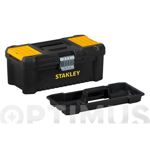 STANLEY CAJA PLASTICO 40 CM 16" CIERRES METAL 406X205X195